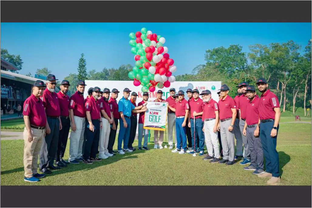 বর্ণিল আয়োজন কেএসআরএম নবম গলফ টুর্নামেন্টে