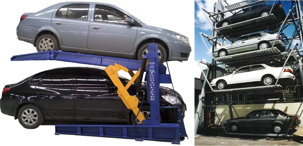 স্টিল ফ্রেমে তৈরি বহুতল গাড়ি পার্কিং ব্যবস্থা