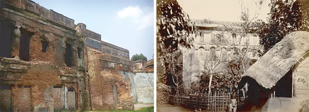 কোম্পানি কুঠি ও ১৮৭০ সালে তোলা আলোকচিত্রে নীলকুঠি
