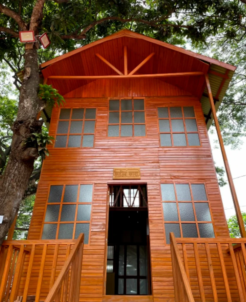 wooden house