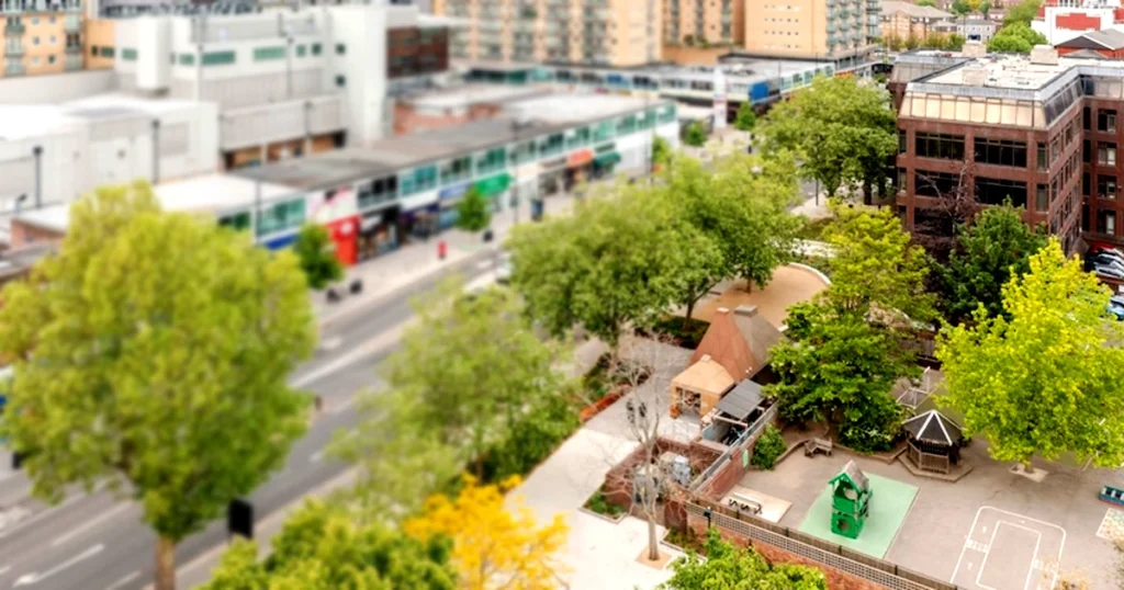 Feltham top view